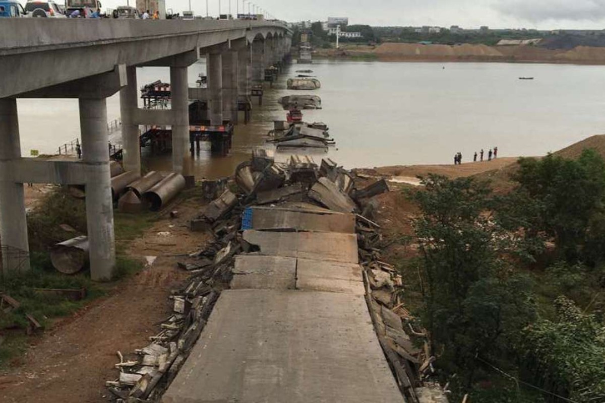 Three missing in Chinese bridge collapse South China Morning Post