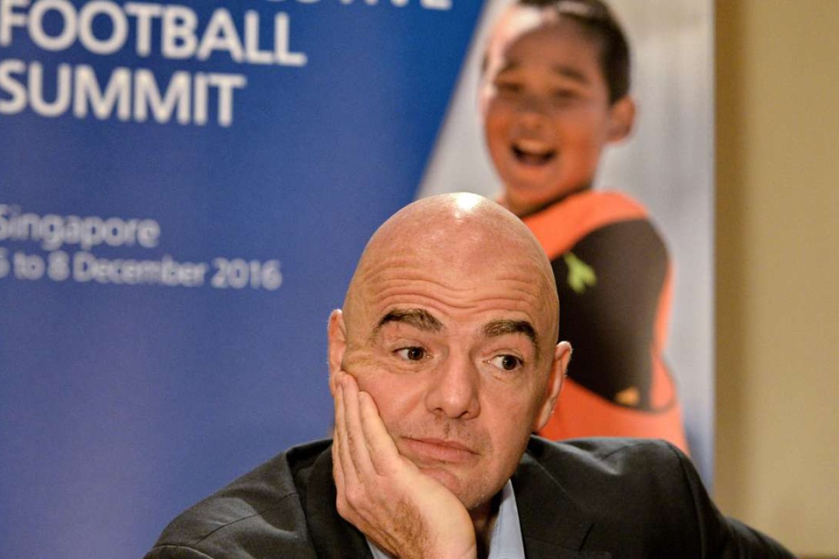 Fifa president Gianni Infantino urges zero tolerance in child abuse