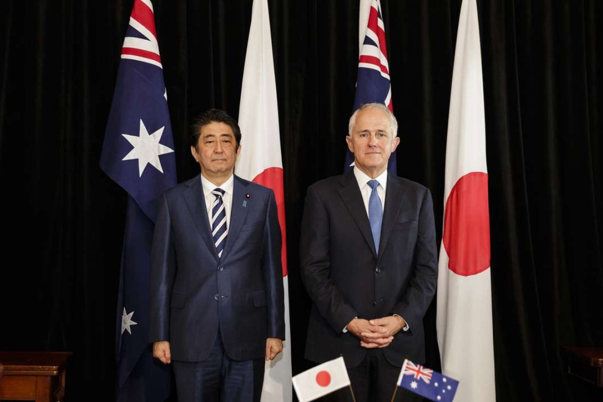 japan prime minister visit australia