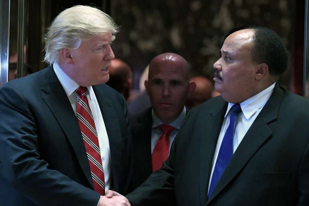 Inauguration Boycott Grows As Trump Meets With Son Of Martin Luther King Jr South China Morning Post