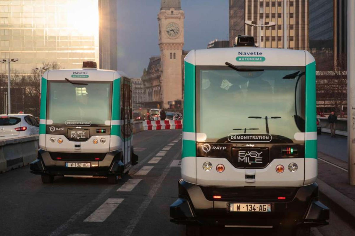 Paris Experiments With Driverless Buses Shuttling - 