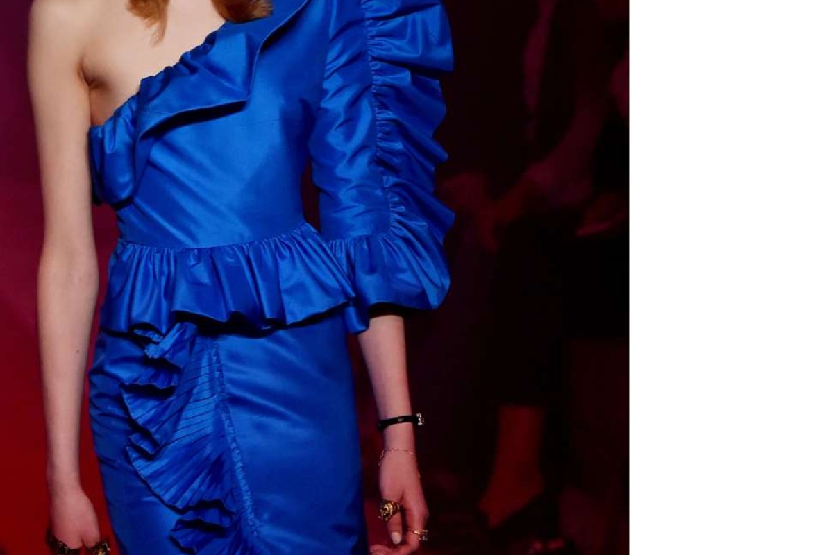 puffy shoulder dress 80s