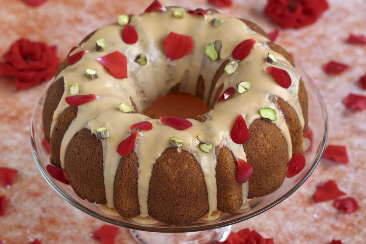 Susan Jung’s recipe for saffron and blood orange cake; and crème brûlée