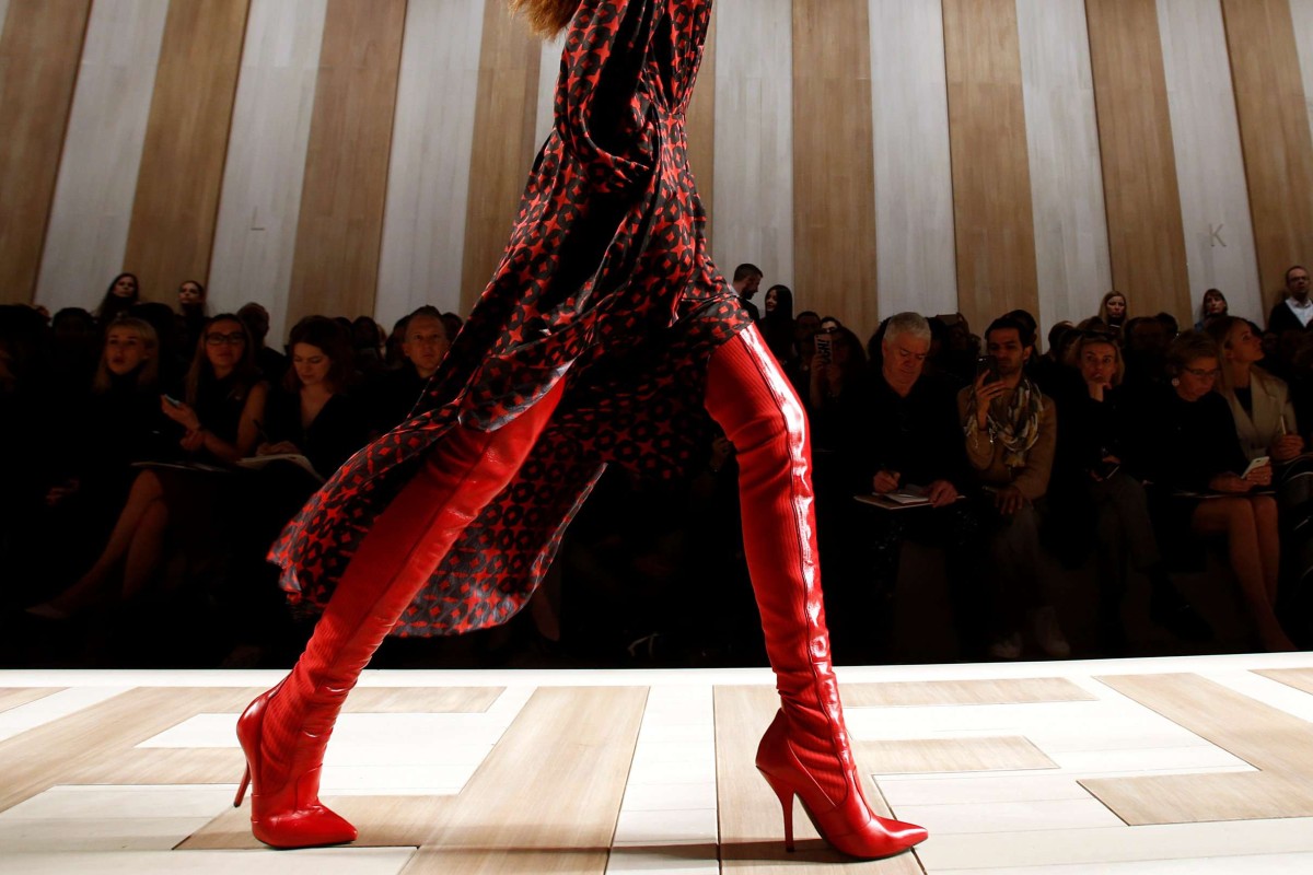 fendi red thigh high boots