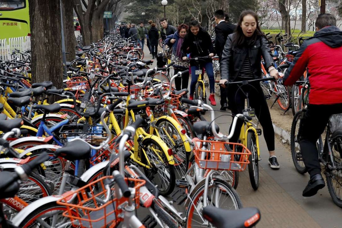 yellow bicycles