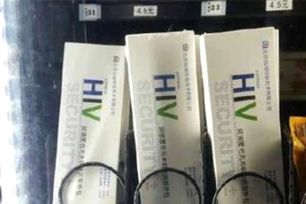 HIV test kits sold in China’s university vending machines at massive