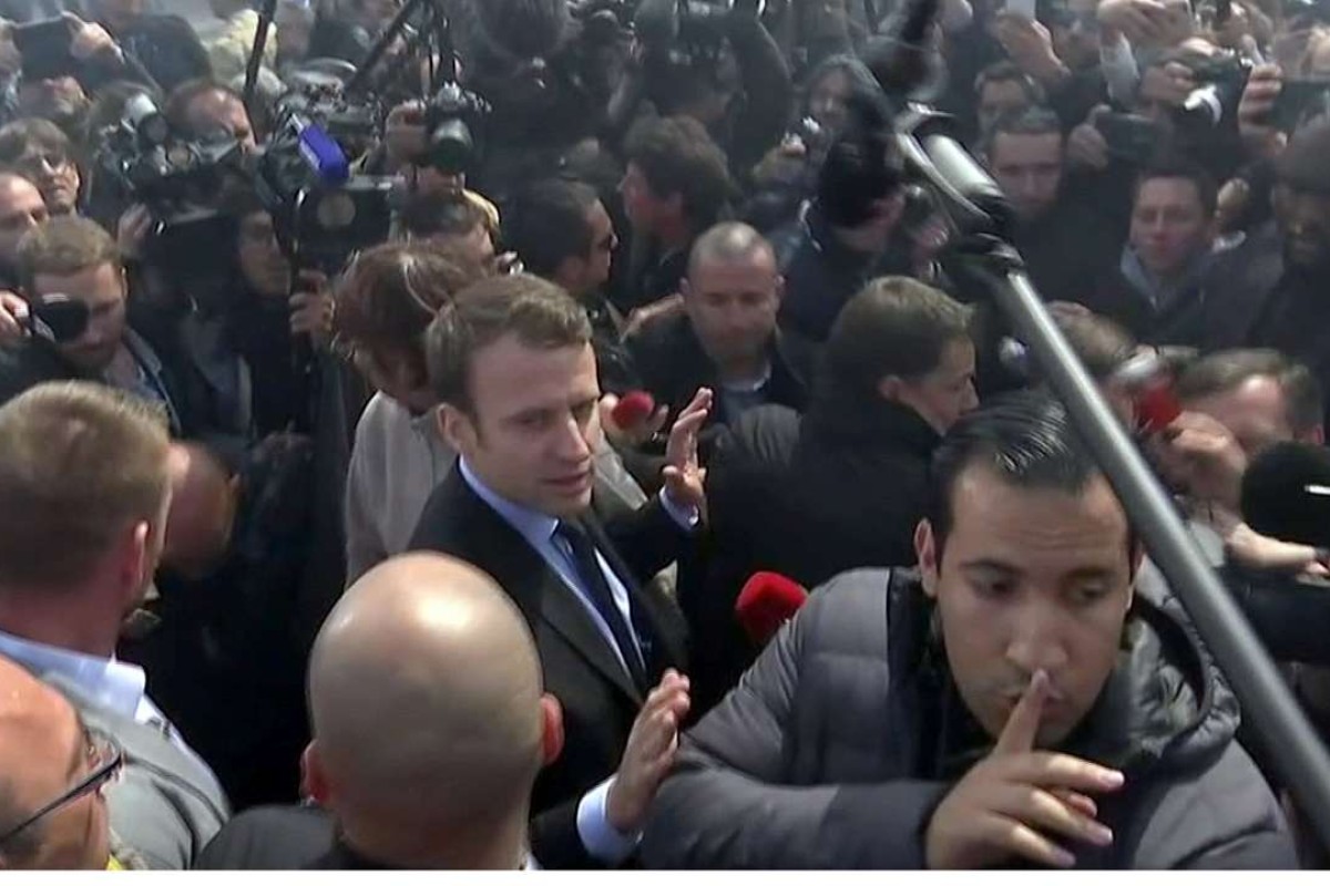 Booed And Heckled Macron Gets A Rough Ride In Le Pen S French Heartland South China Morning Post