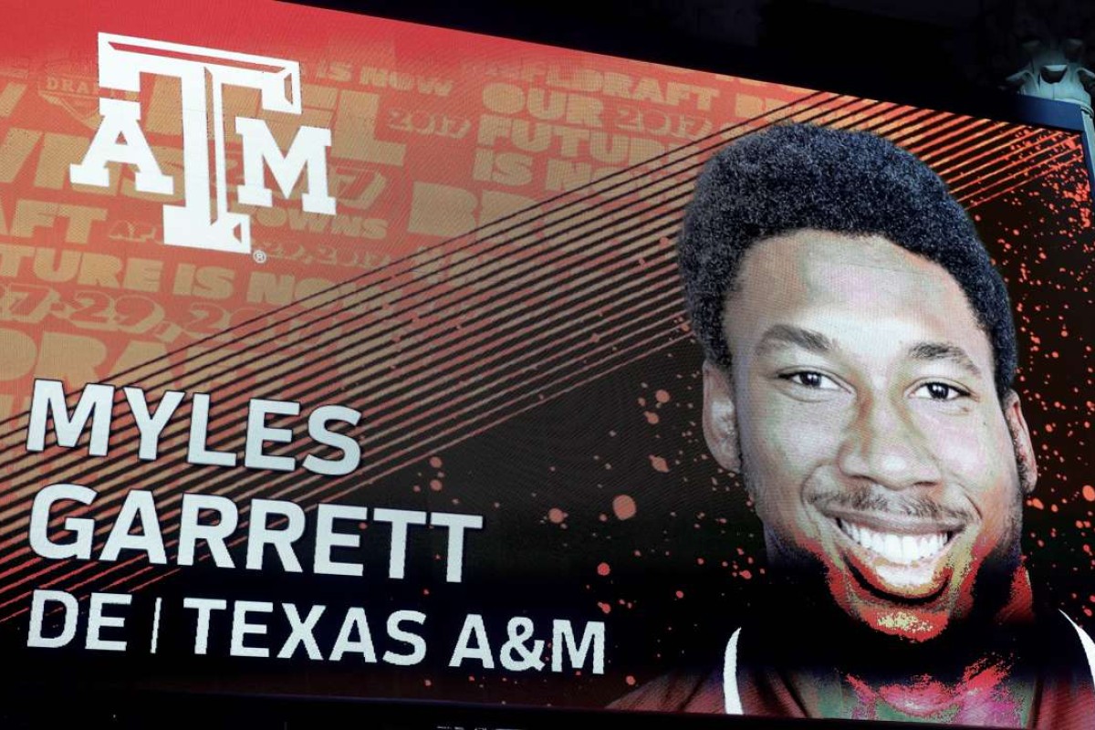 Cleveland Browns choose Myles Garrett first in NFL draft | South China