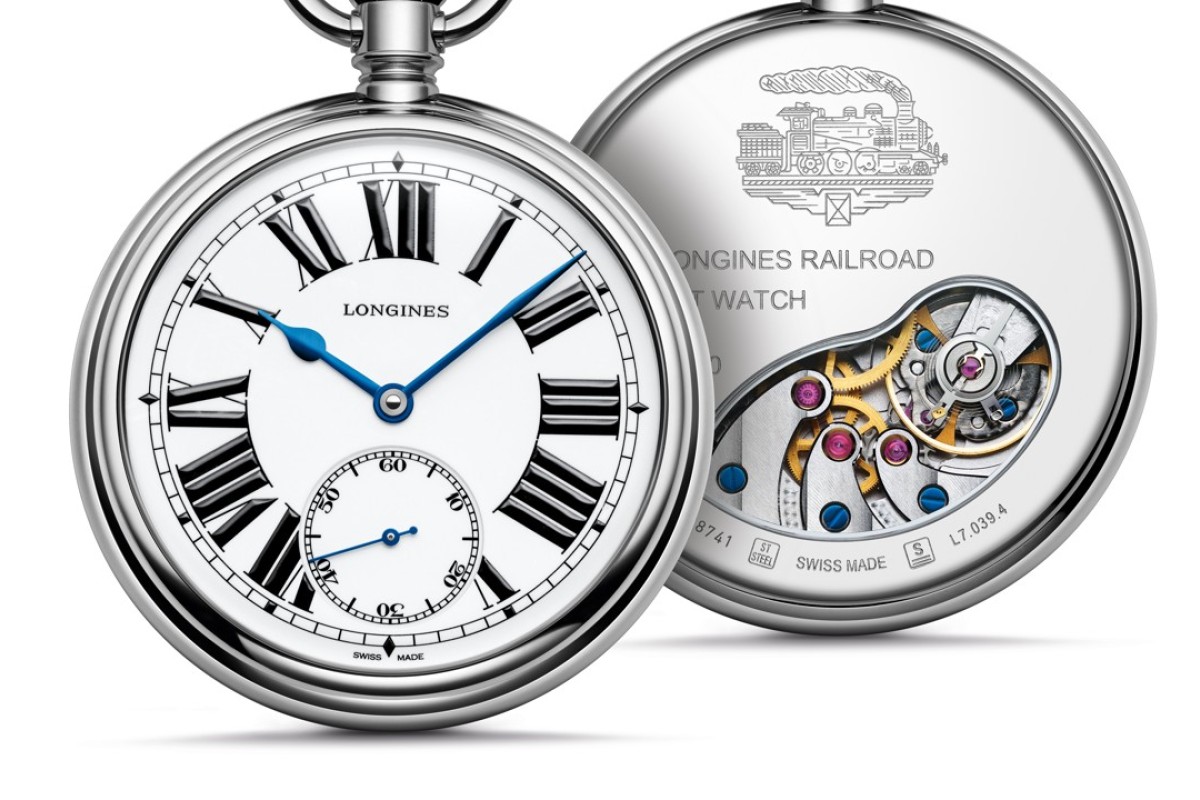 Longines Railroad Pocket Watch Flash 
