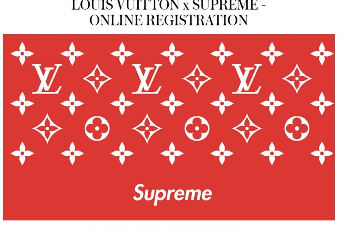 supreme ft louis vuitton hoodie