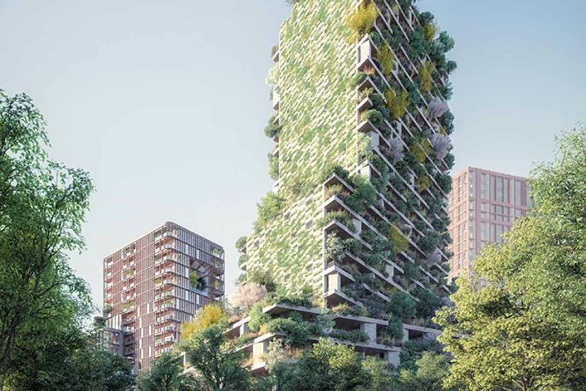 Smog-eating ‘vertical forest tower’ in Netherlands will feature luxury apartments and 300 plant ...