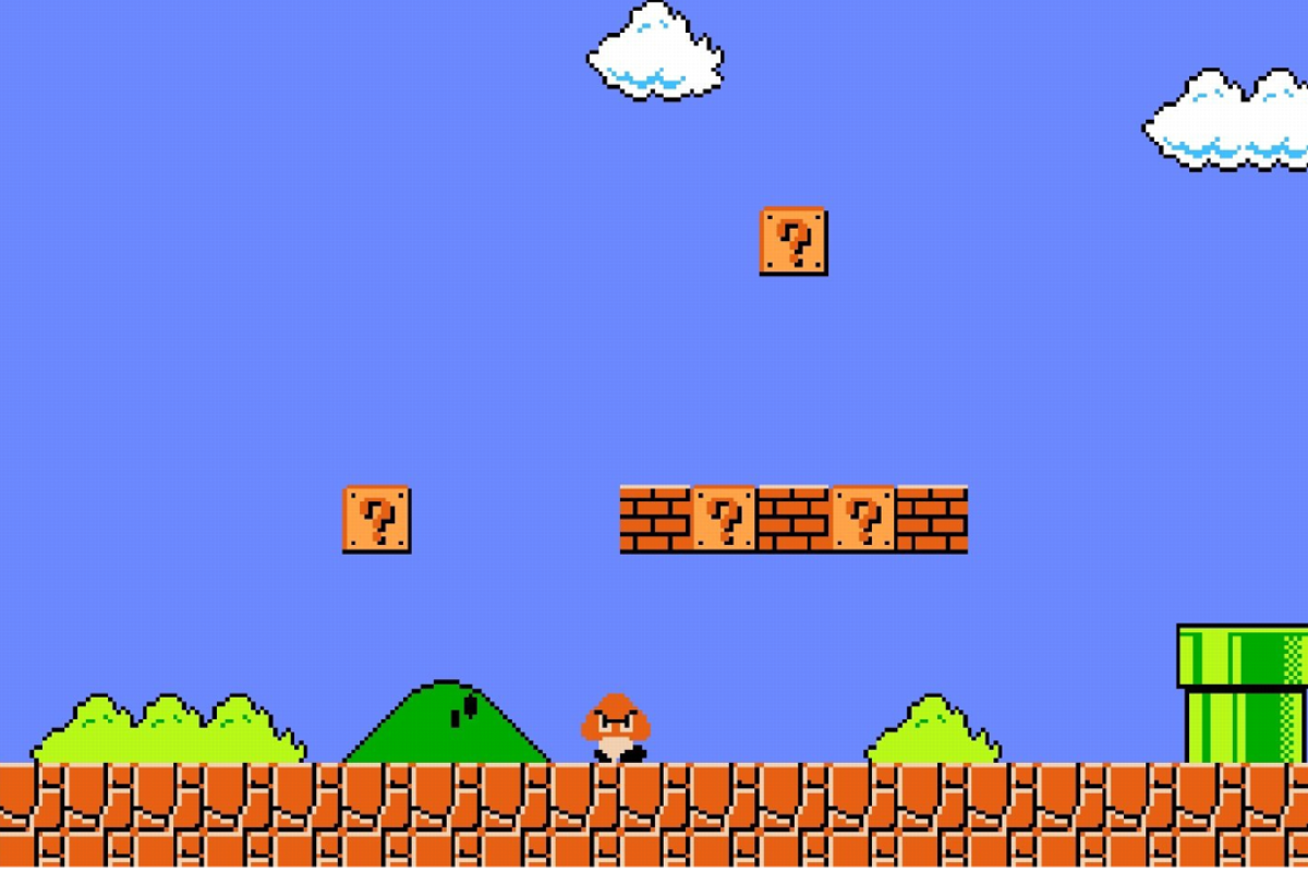 the original super mario brothers game was created in
