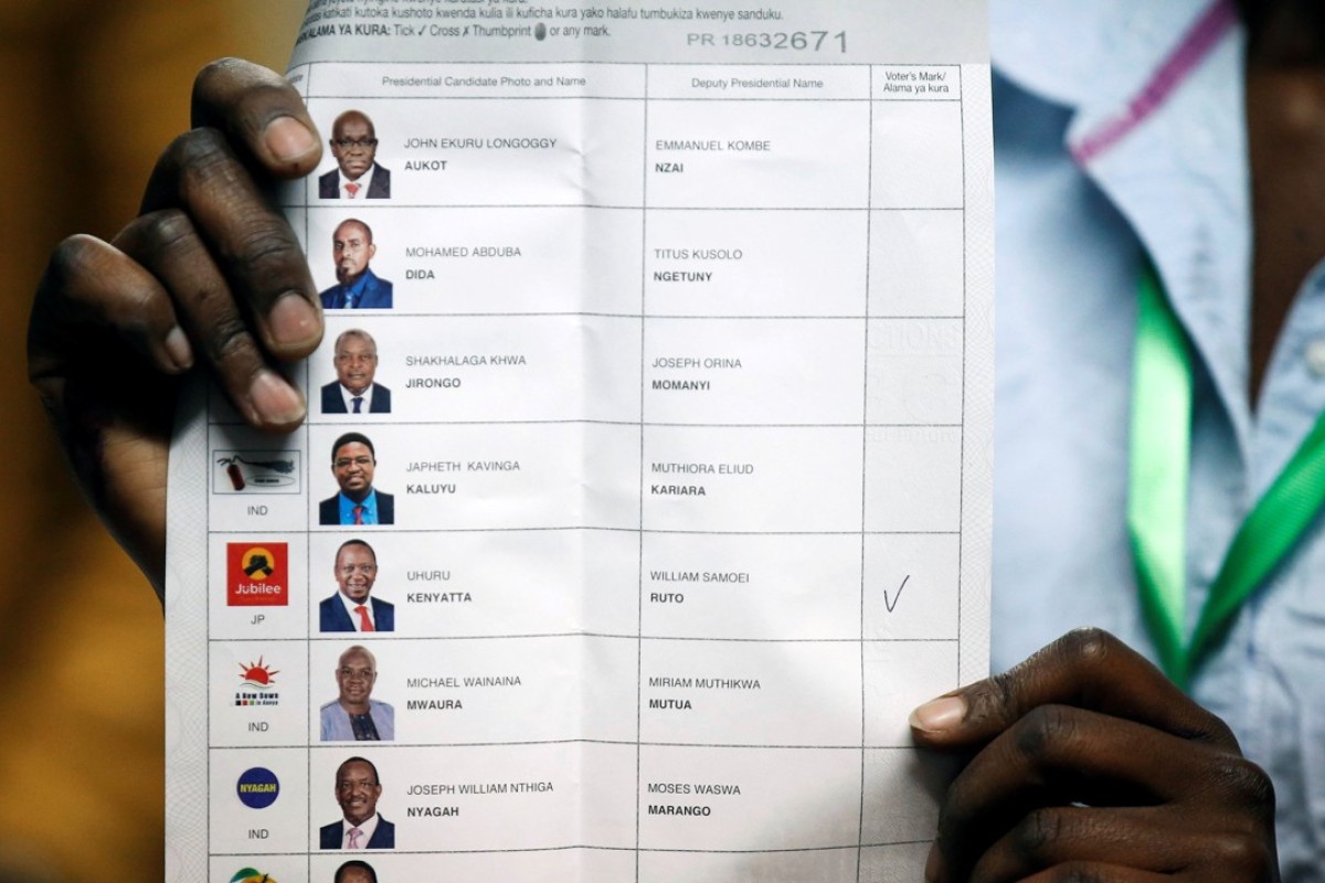 Kenya opposition decries ‘sham’ poll results as President Kenyatta