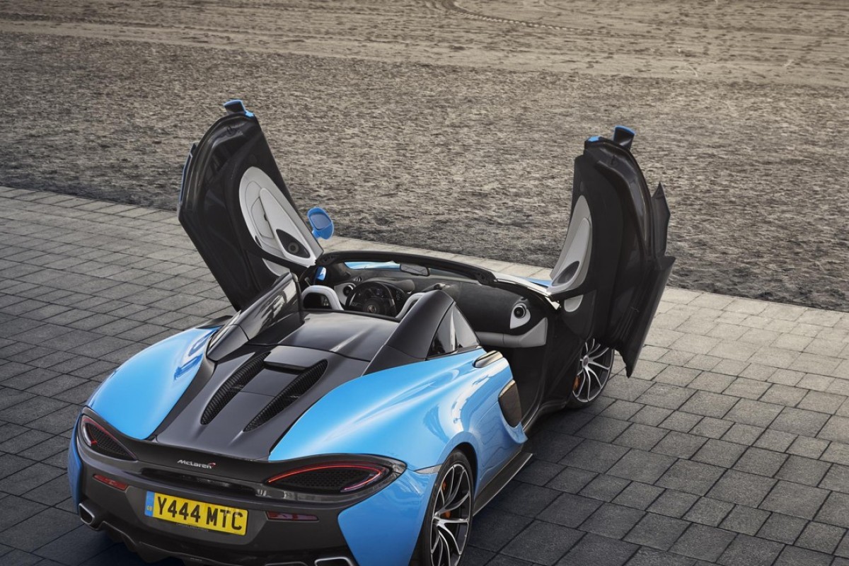 Mind The Doors Stunning Mclaren 570s Spider Draws Catalan Crowds