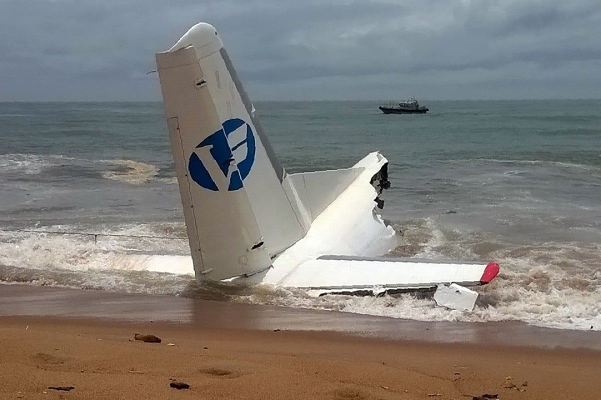 At least four dead after French military cargo plane crashes in sea off