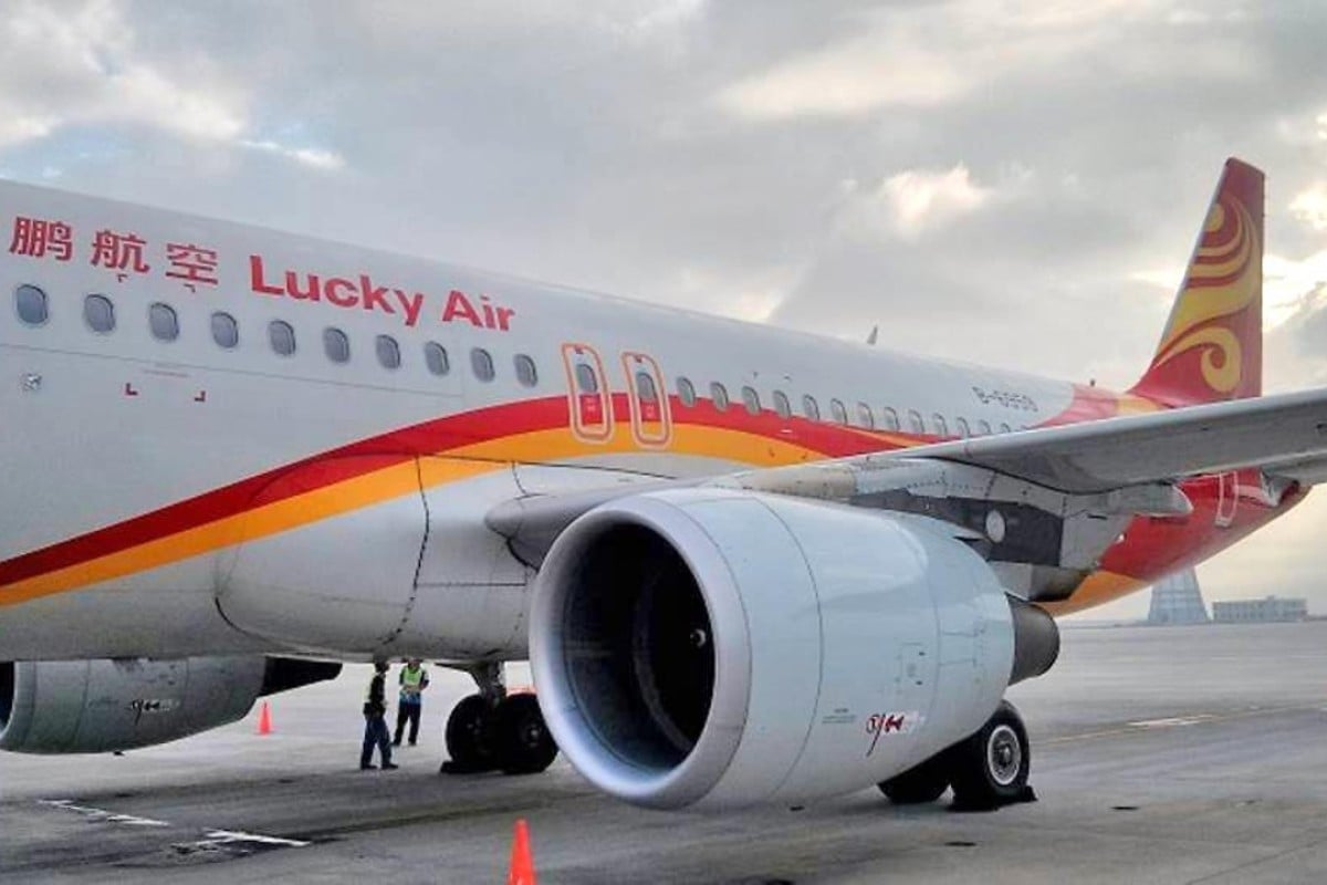 General photo of Lucky Air flight on a tarmac. Photo: SCMP Pictures