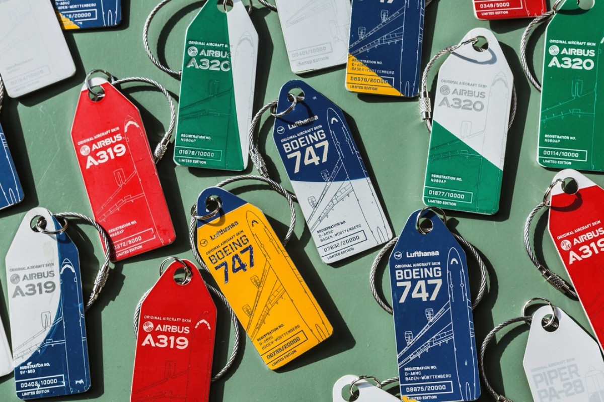 For Hong Kong Aviation Fans: Luggage Tags Made From An Ex-Cathay Pacific  Boeing 747 | South China Morning Post