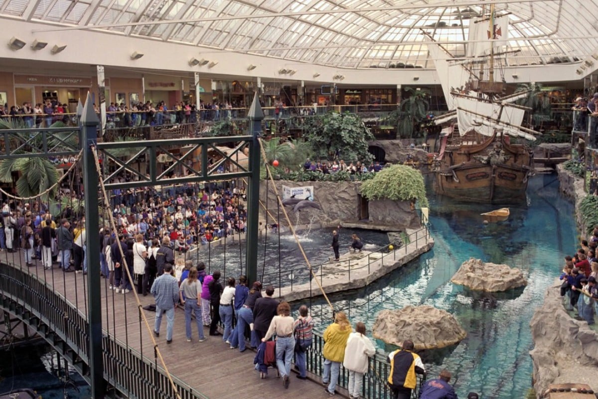 West Edmonton Mall, which opened in September 1981, features the worldâs largest indoor amusement park. Photo: SCMP Handout