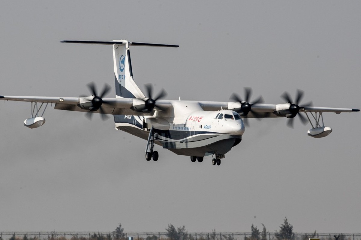 China stages maiden flight of world’s biggest amphibious plane | South