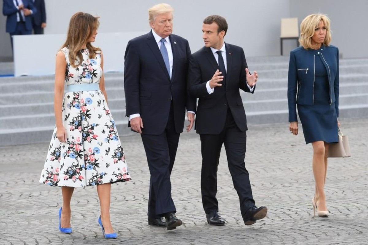 10 Of Brigitte Macron S Most Stylish Moments South China Morning Post
