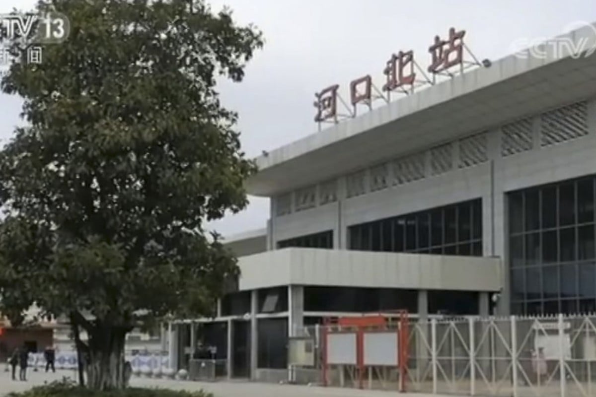 Police opened the investigation in February last year when a couple boarding a train in the border town of Hekou, Yunnan province, failed to pass an identity check. Photo: News.ifeng.com
