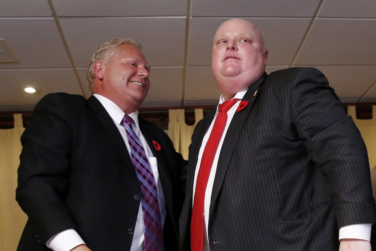 Doug Ford Brother Of Toronto S Ex Mayor Famous For Smoking Crack To Lead Ontario Conservative Party South China Morning Post