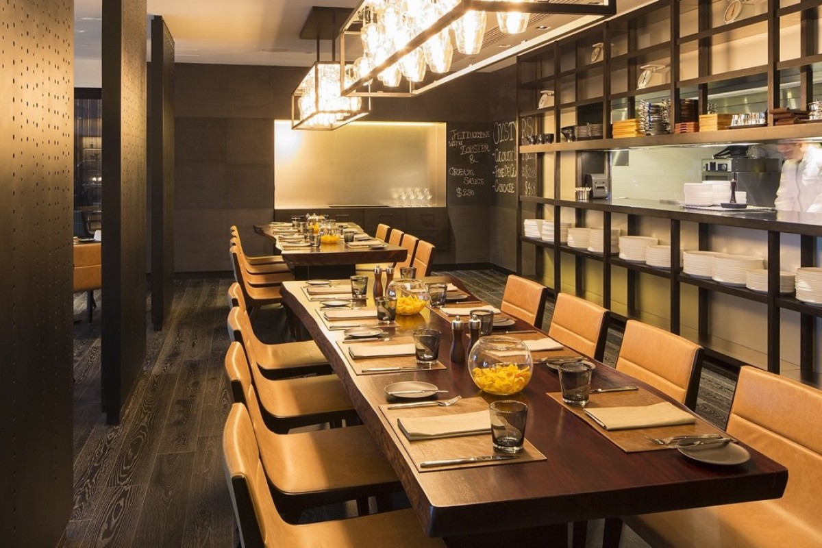 Flint Grill & Bar’s spacious setting is ideal for business lunches and