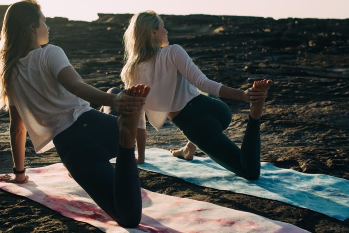 Cory Chase In Remote Controlled Yoga Workout Yogawalls