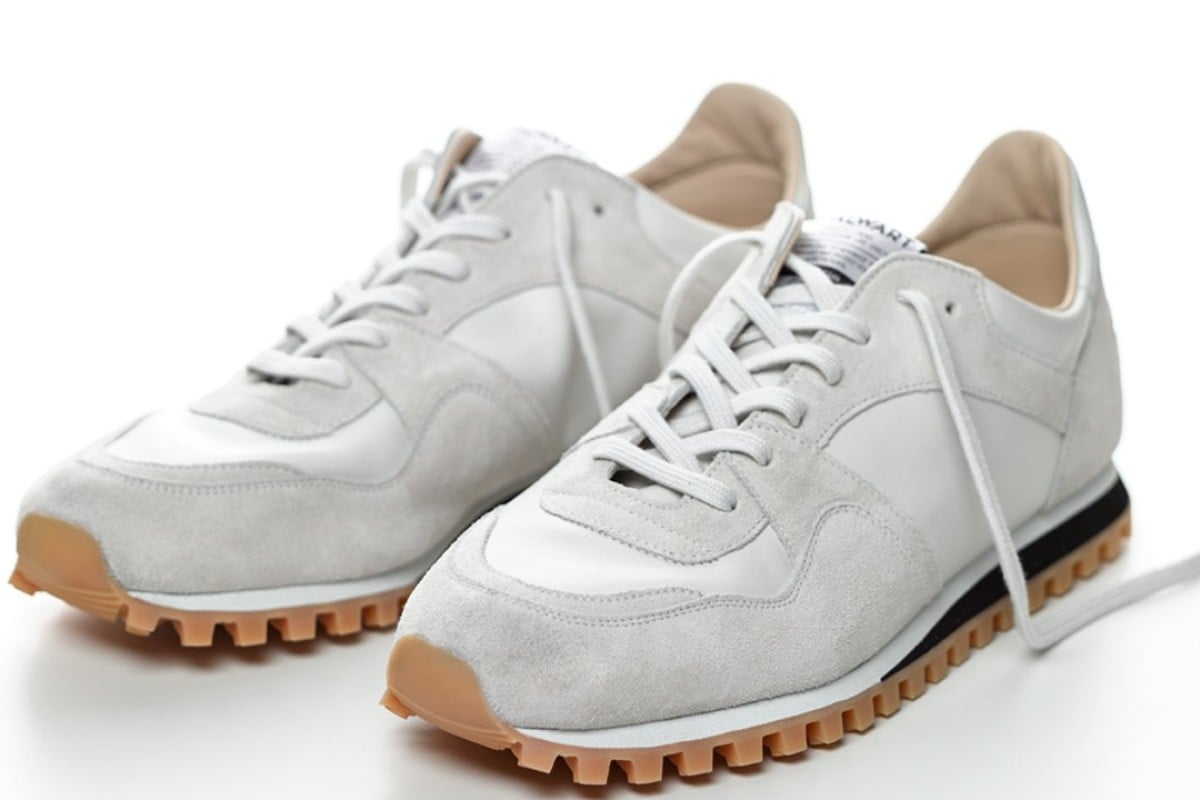 Balenciaga Track Nylon Mesh And Rubber Sneakers, $757 MR