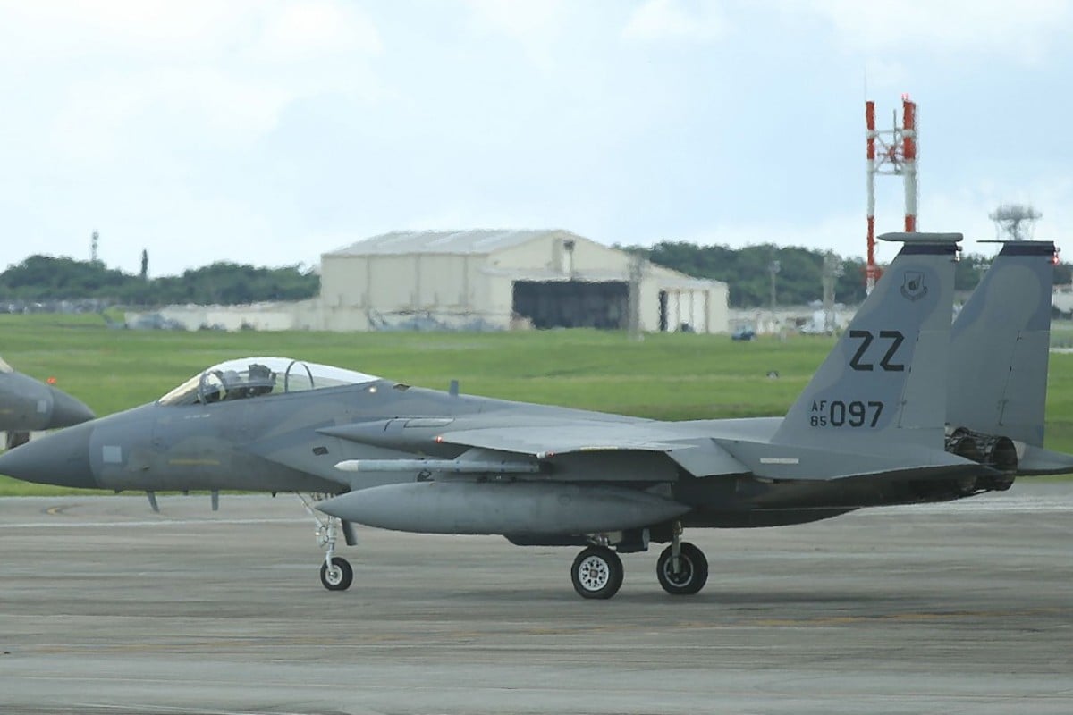 Us F 15 Fighter Jet Crashes Off Japan Coast Pilot Rescued