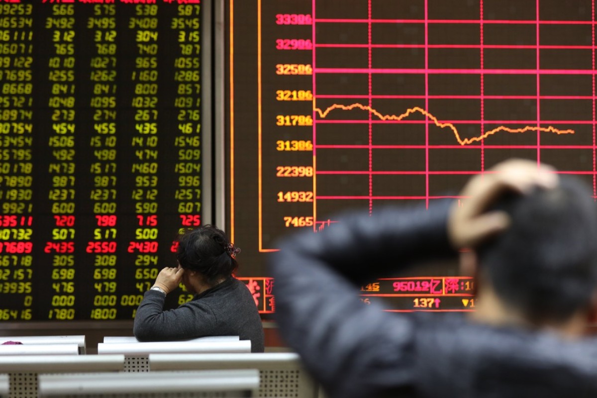 China stocks officially in bear territory, lose market cap bigger than