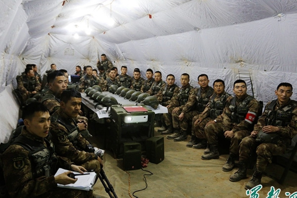 The strategic support force of China’s People’s Liberation Army, which plays a key role in supporting the military's electronic warfare unit. Photo: Weibo