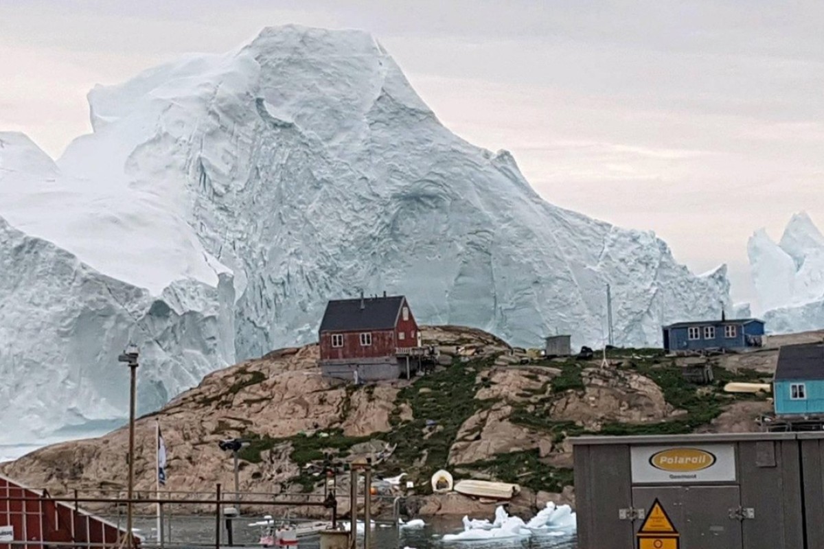 An 11-million-tonne Iceberg Threatens Tiny Greenland Village | South ...