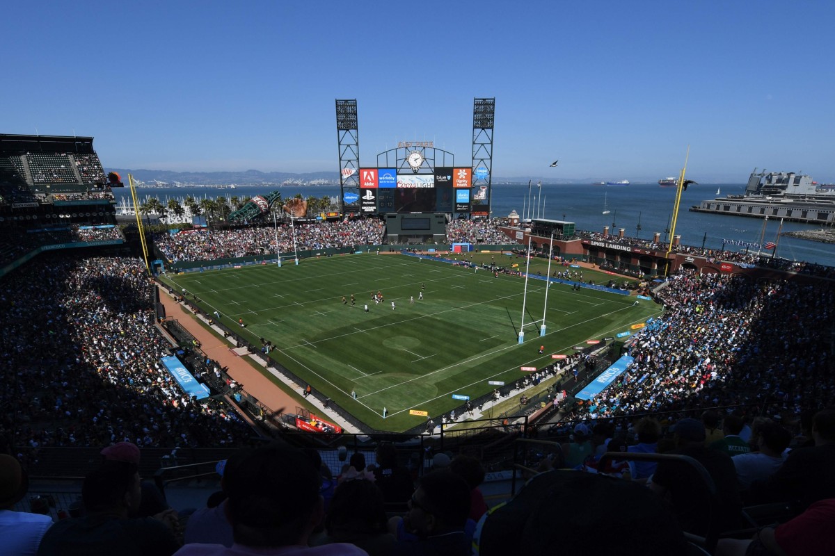 San Francisco Giants’ AT&T Park, which hosted the Rugby World Cup Sevens 2018. Photo: AFP