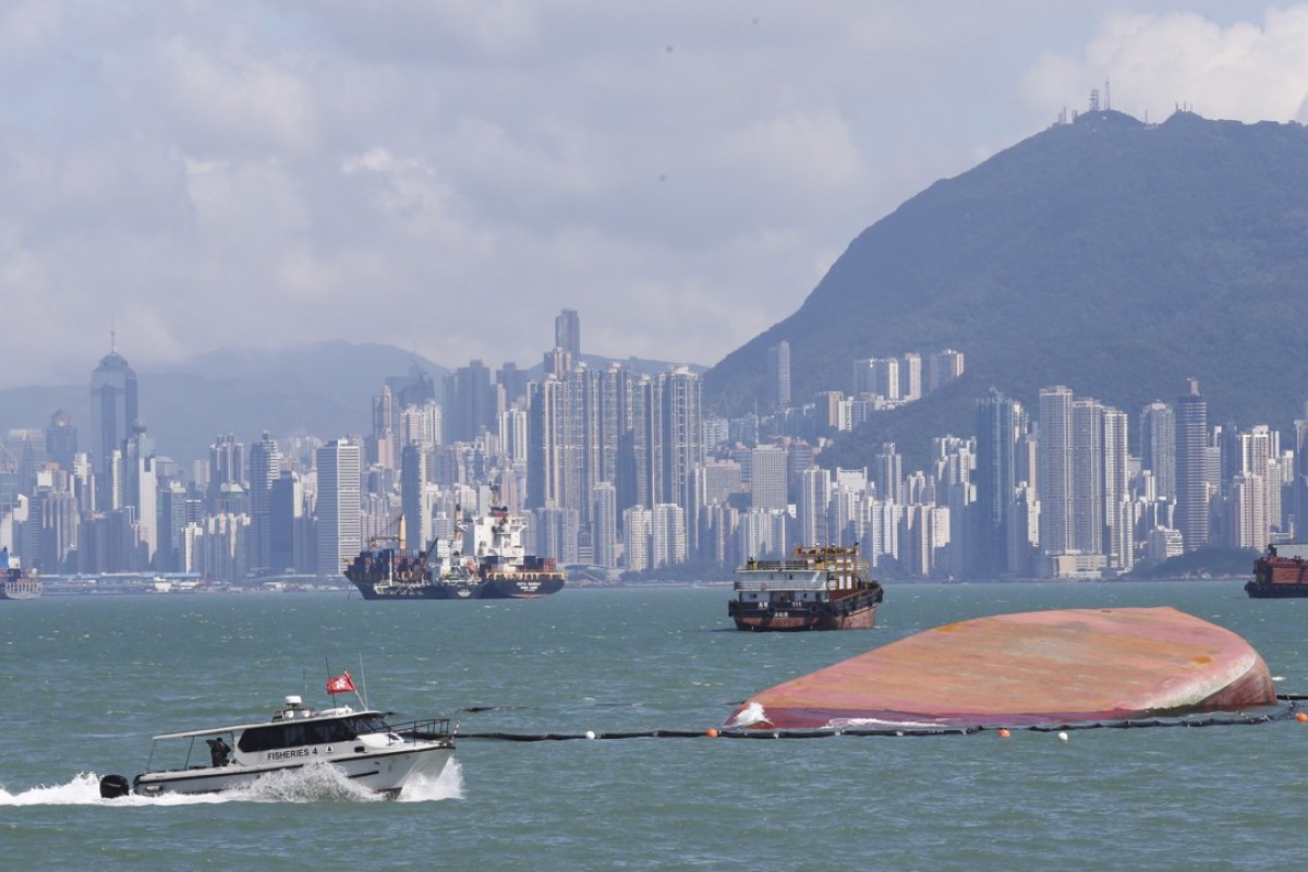 Eight Crew Saved From Sinking Barge In Rough Seas Off Hong