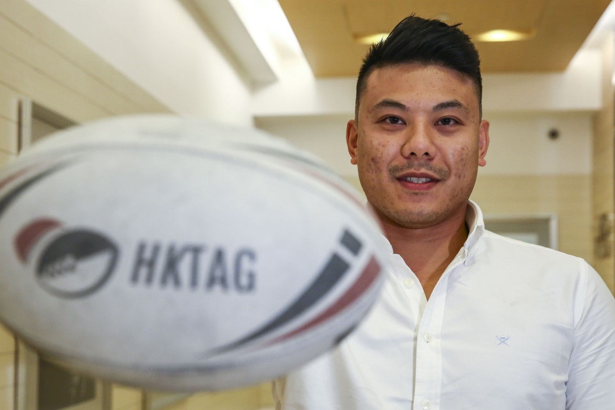 Jason Yip, who is in Australia playing for the Hong Kong Thunder rugby league team, also works at Universal Music Group. Photo: Edmond So