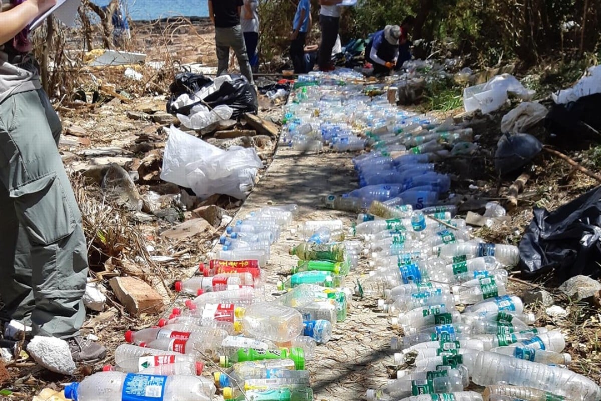 Almost Quarter Of Plastic Bottles Washed Up On Hong Kong