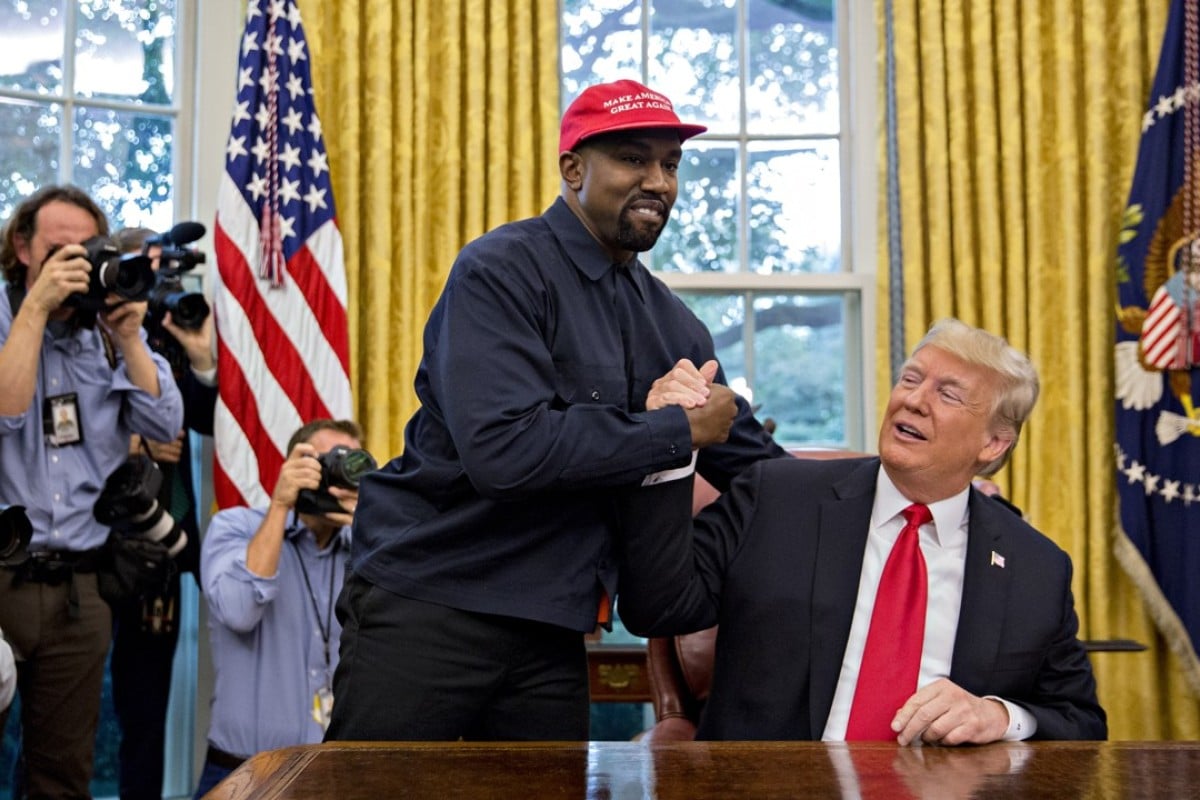 Image result for kanye west and trump