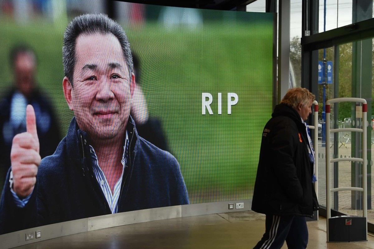 Vichai Srivaddhanaprabha Leicester Crash Video Shows Moment Owner S Helicopter Spins Out Of Control South China Morning Post