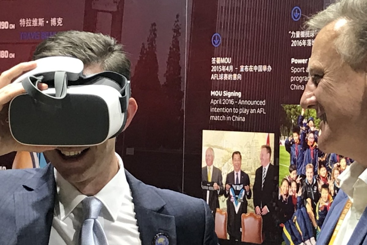 Aussie Rules Sets Shanghai Expo Abuzz With Virtual Reality Fan Experience South China Morning Post