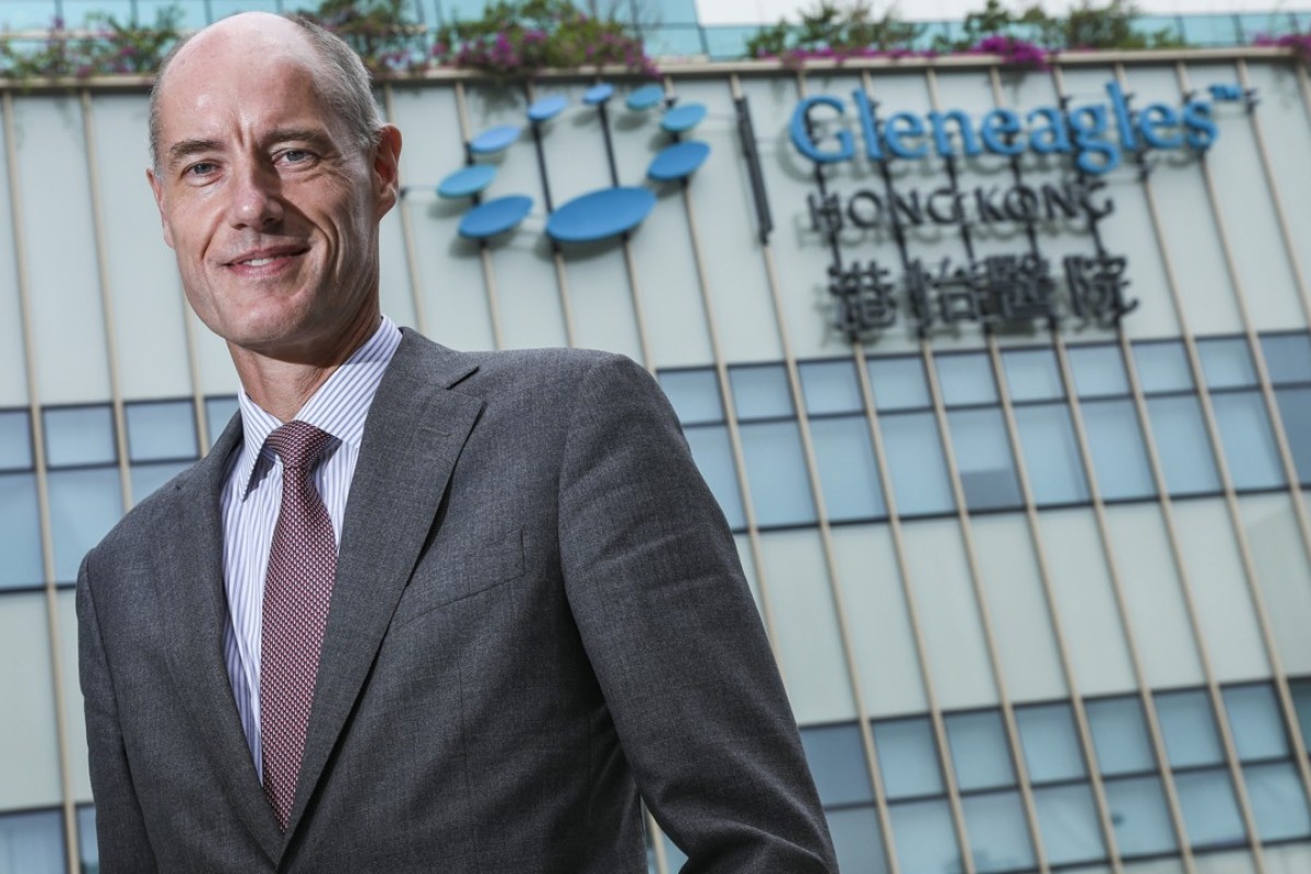 Dirk Schraven, CEO of Gleneagles Hong Kong Hospital in Wong Chuk Hang. Photo: Nora Tam