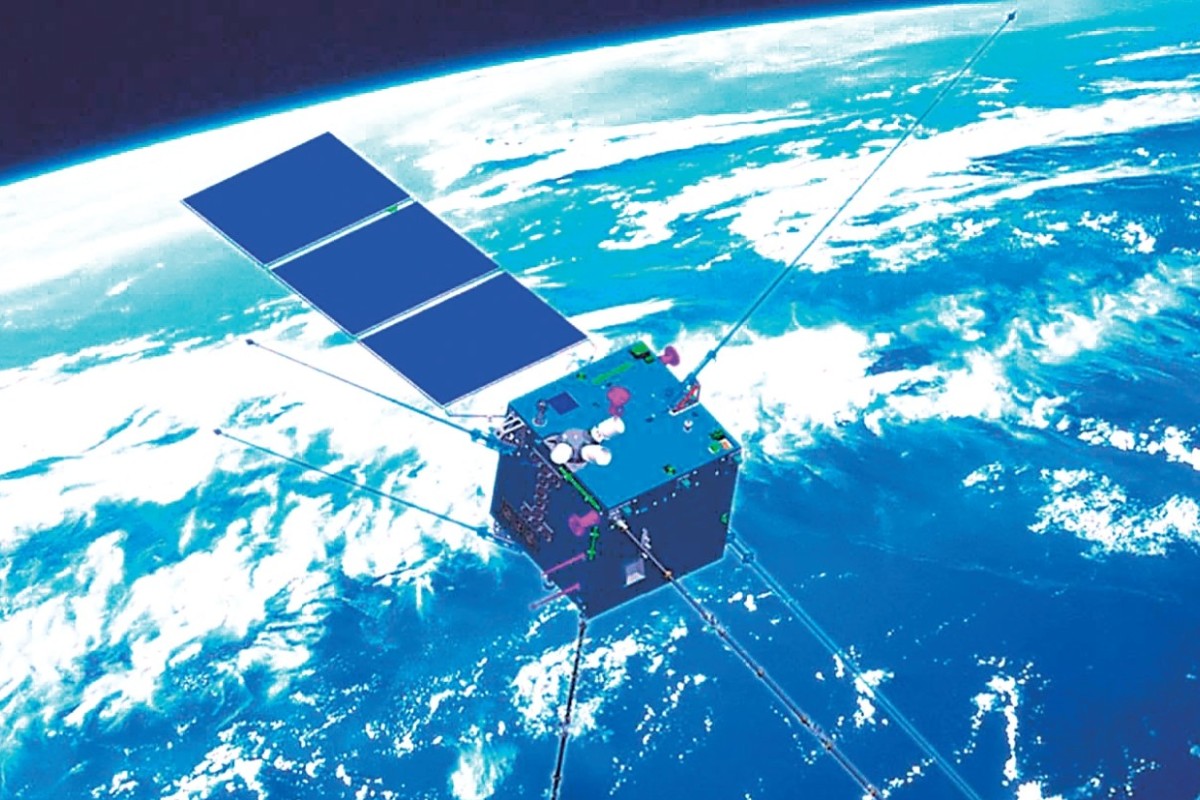 Zhangheng-1, en kinesisk elektromagnetisk overvåkningssatellitt, samler inn data fra bane med banebrytende sensorer.  Foto: Utdeling