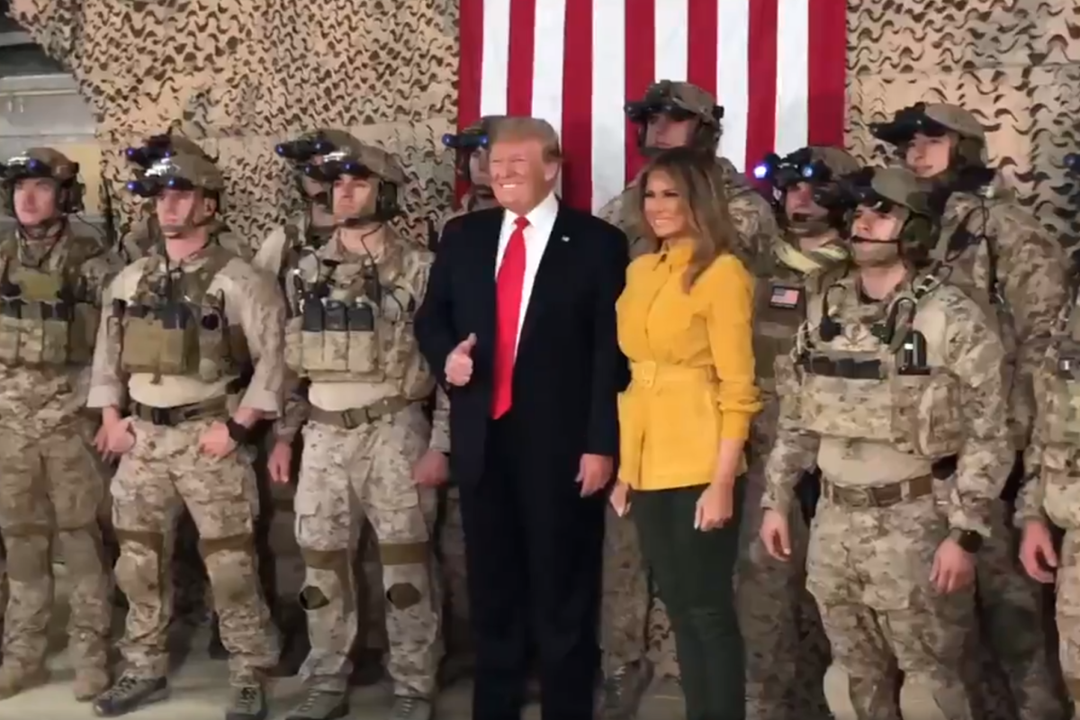 In War Zone Blunder Donald Trump Tweets Video Revealing - 