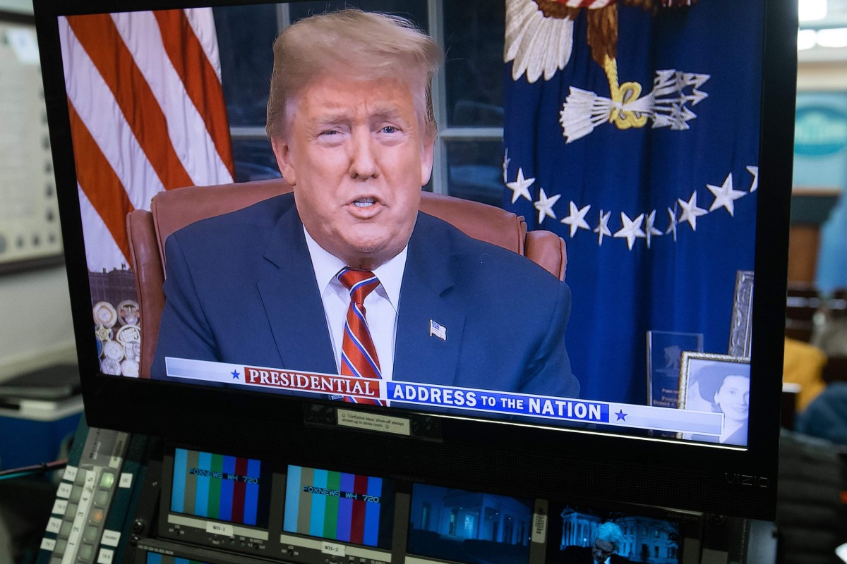 Donald Trump The Latest Us President To Use Oval Office To Address Americans With Major Speech South China Morning Post