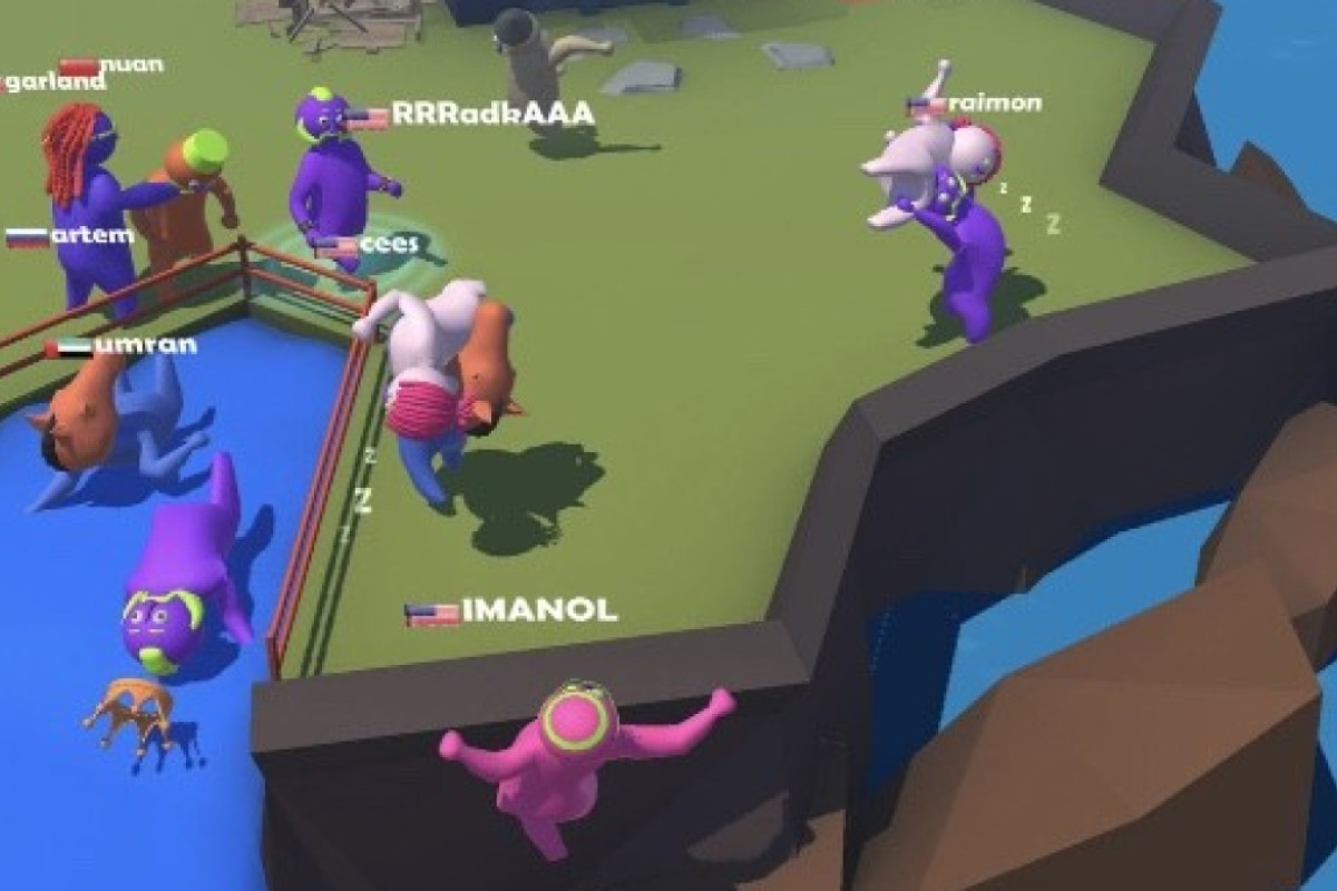 A Wacky Video Game About Throwing People Off The Roof Is A Hit In