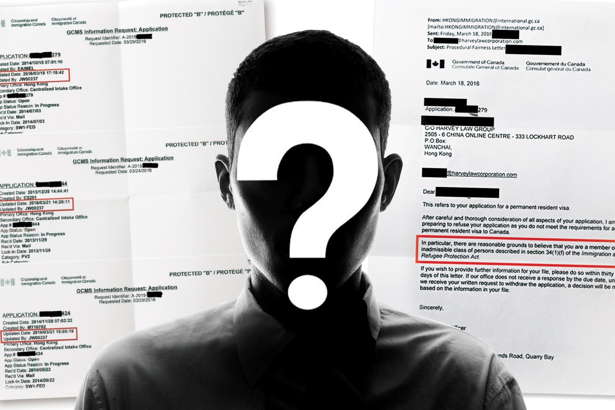 The same Canadian immigration officer, identified only as â€˜JW00237â€™, tried to ban three Huawei-linked immigration applicants in the span of just four days in 2016, documents obtained by the South China Morning Post show. Photo illustration: SCMP