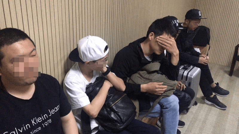 Suspects accused of running a PUBG cheating ring. (Picture: Tencent Games)