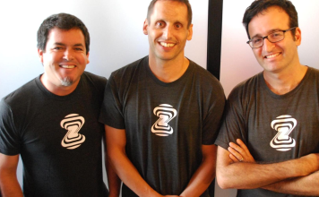 Zebra Medical Vision's founding team including Eyal Gura (right). Photo: Zebra Medical Vision