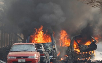 Militants launched a prolonged raid on the charity’s office in Jalalabad