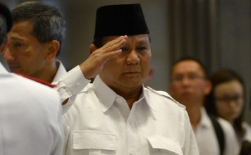Prabowo Subianto will challenge Indonesia’s incumbent President Joko Widodo next year. Photo: AFP